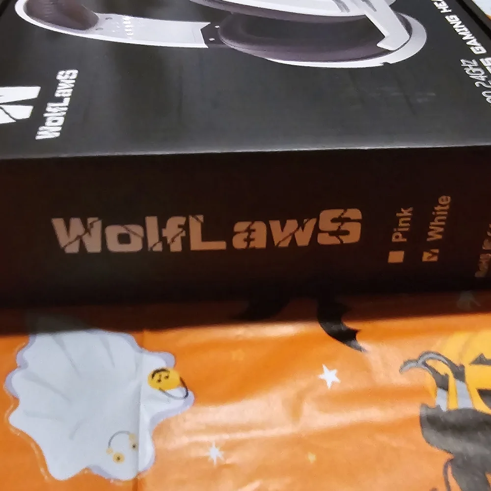 Wolflaws Wireless TA2000 2.4 GHz Gaming Headphones Noise Canceling Headset